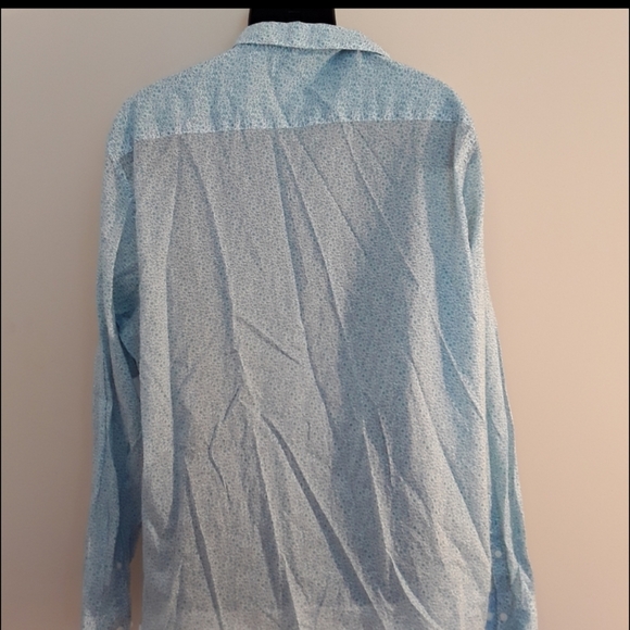 Calvin Klein NWT XXL blue Button Down Shirt - Picture 4 of 5